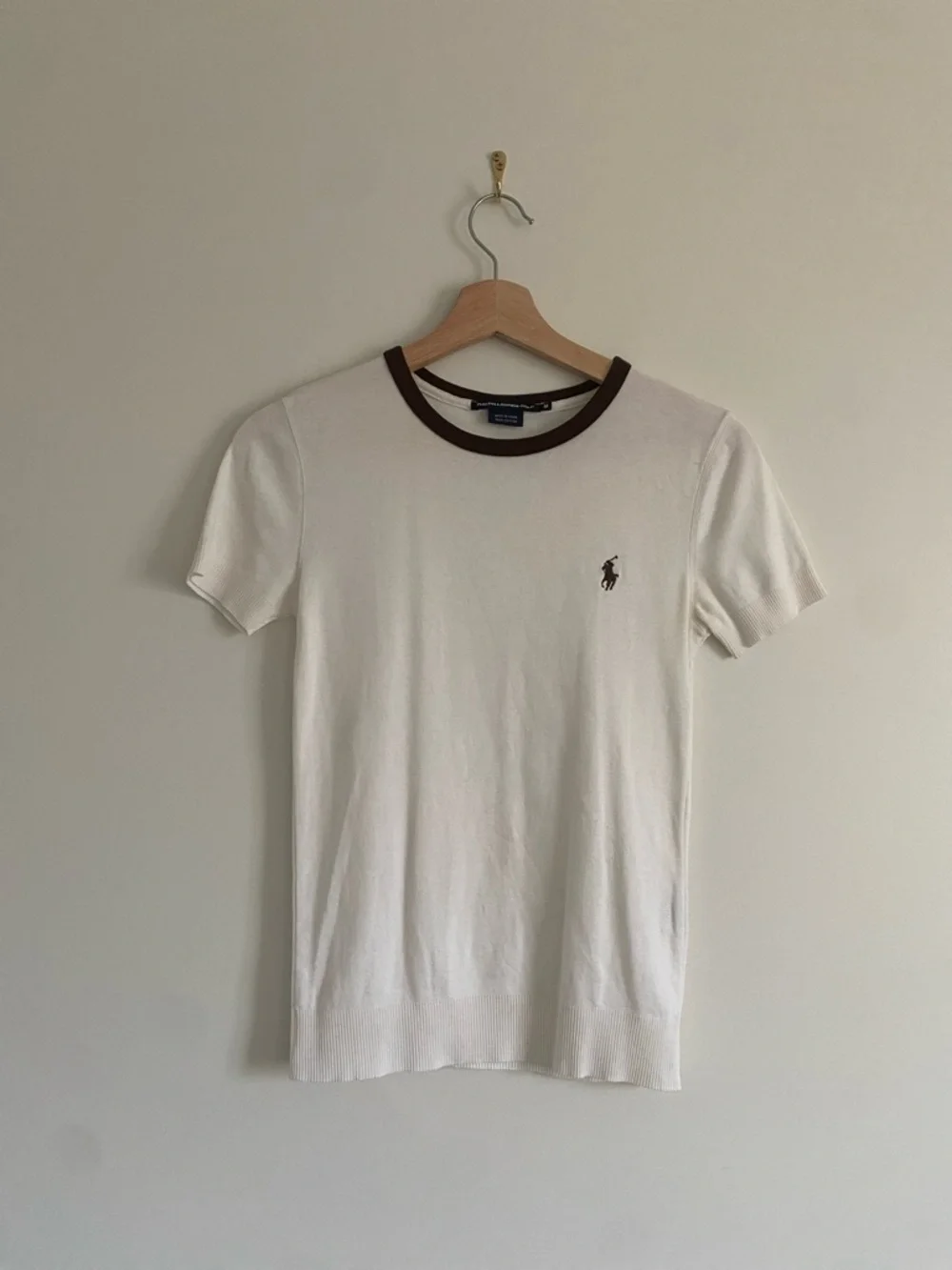 Ralph Lauren Golf | Fitted Ringer Tee | Cotton | S/M - Picture 2 of 6